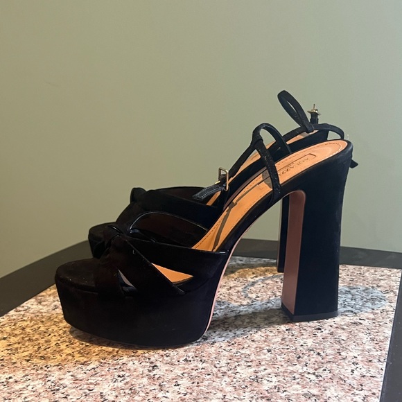 GENUINE - Baba Plateau 125 Suede Platform Sandals - Picture 2 of 10